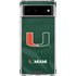 University of Miami Green Jersey Google Pixel 6 Clear Case